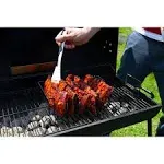 BBQ Rib Racks for Smoking, Gas Smoker or Grill, Sturdy &amp; Non Stick Standing f...