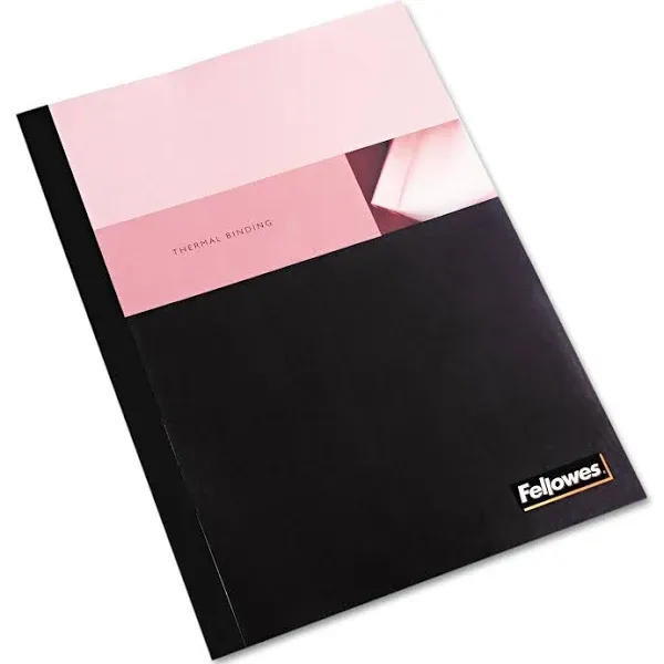 Fellowes 5256101 Plastic Black,Transparent 10pc(s) binding cover