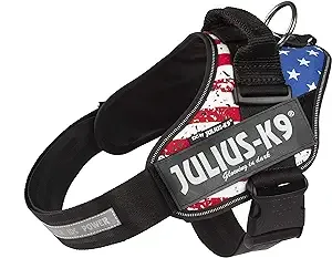 Julius-K9 IDC Powerharness Dog Harness, USA Flag, Size 0