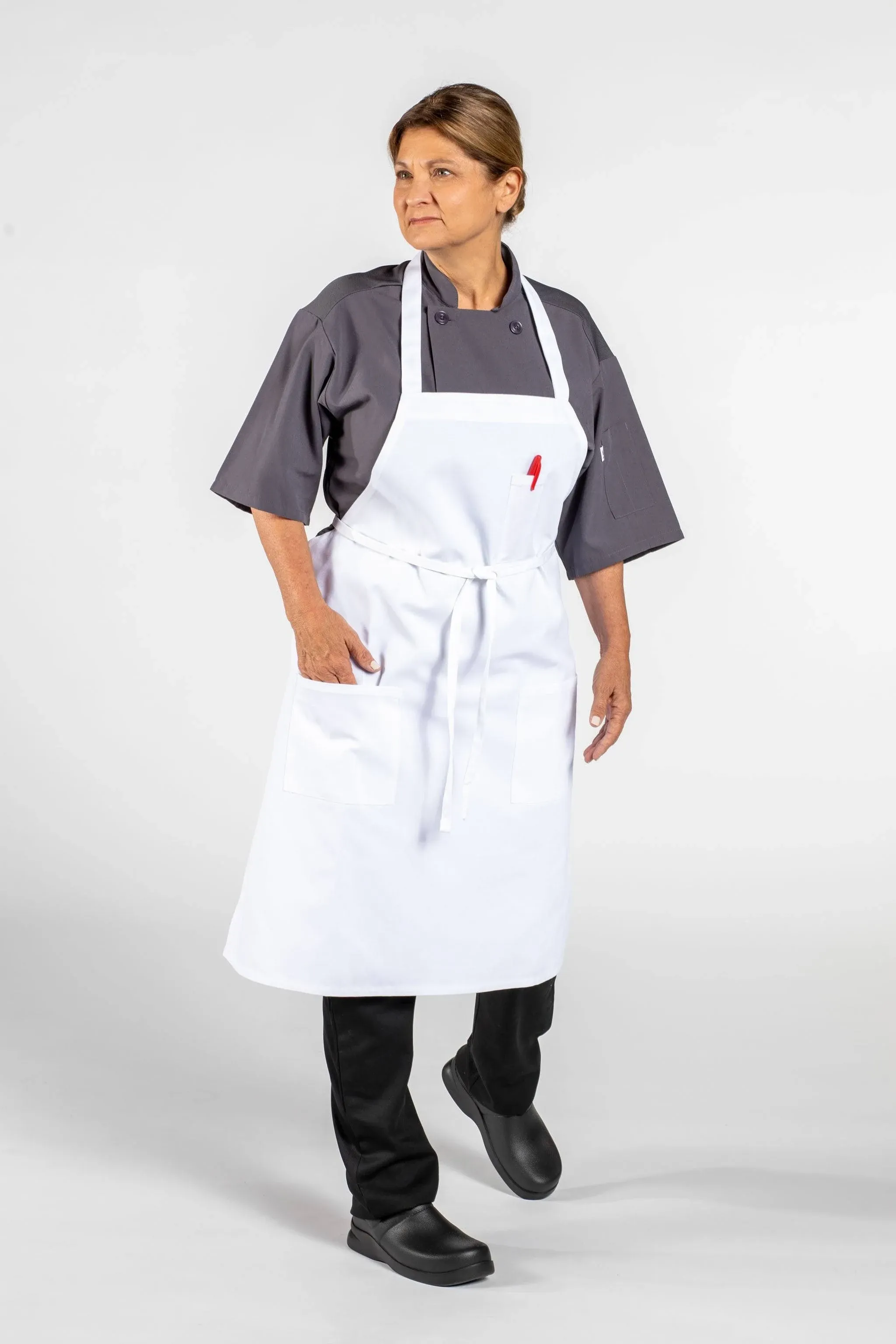 Pencil Patch Pocket Bib Apron by Uncommon Threads