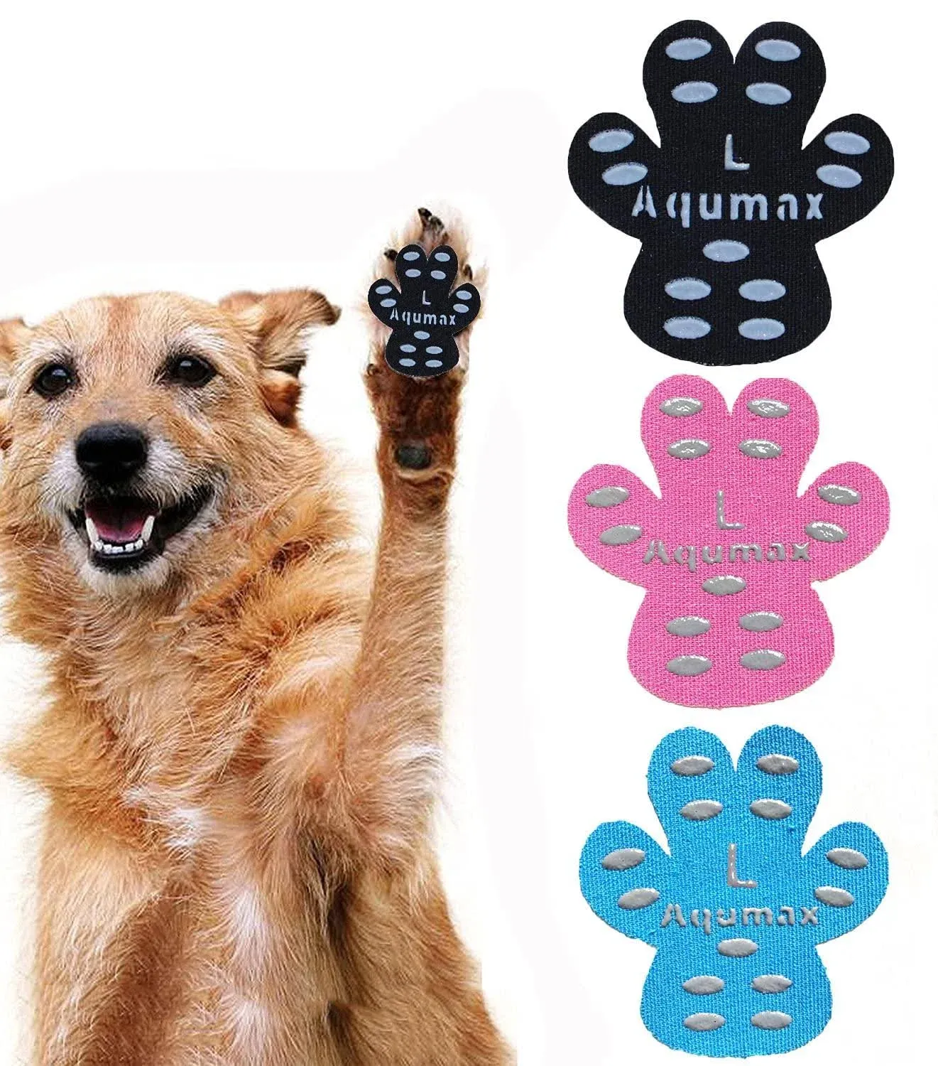 Aqumax Dog Anti Slip Paw Grips Traction Pads