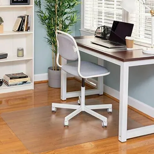 Office Chair Mat for Hard Floors - Clear Hardwood Mat for Desk Chairs