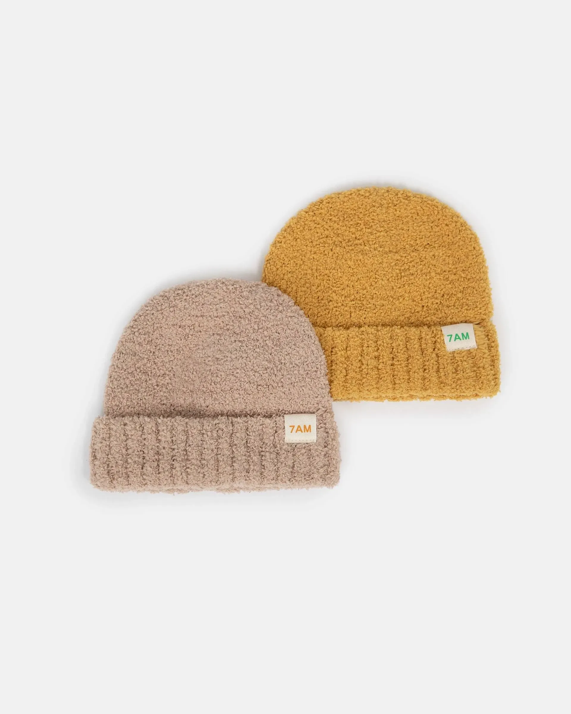 Pecan-Amber Beanie - Set of 2