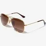 Ray-Ban Aviator Junior RJ9506S Sunglasses for Kids - Gold/Brown Gradient - 4-8 Years