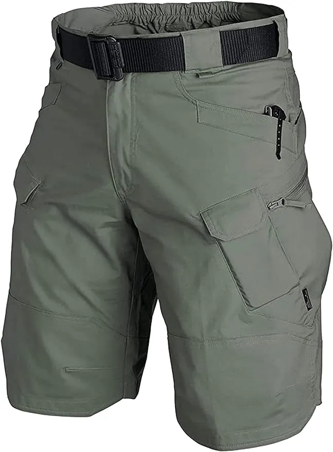 AUTIWITUA Mens Waterproof Tactical Shorts Outdoor Cargo Shorts, Lightweight Quick ...