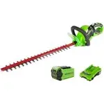 Greenworks G-Max 24 in. 40V Cordless Hedge Trimmer 22262