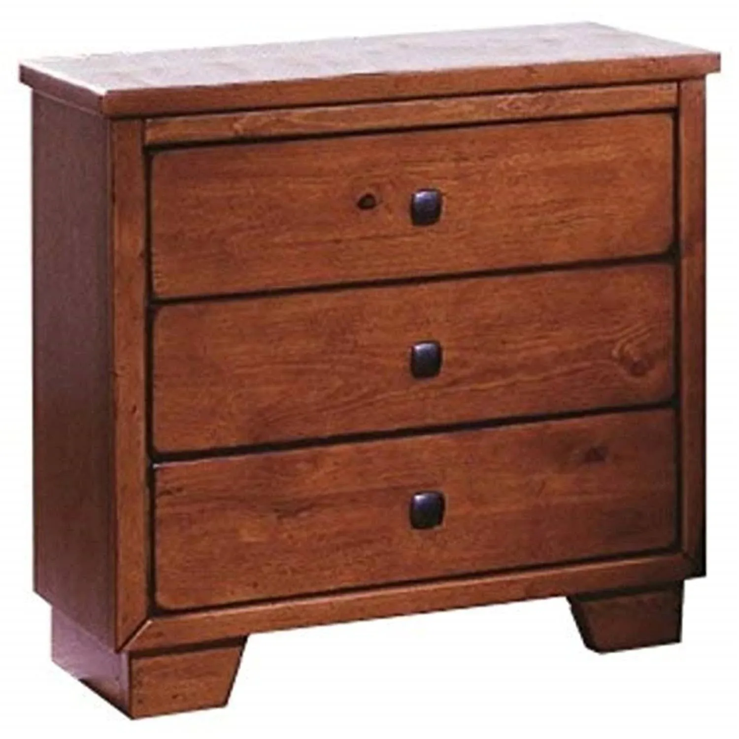 Diego Night Stand, Cinnamon Pine