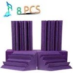 Acoustic Panels Bass Trap Studio Corner Wall Studio 8 Pcs-Corner Wall/Purple