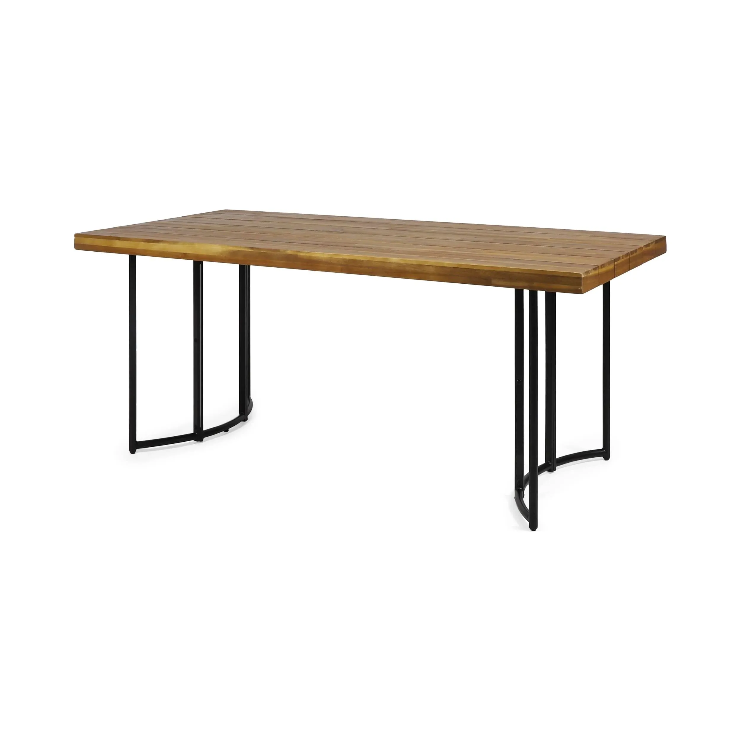 Christopher Knight Home Samuel Outdoor Modern Industrial Dining Table