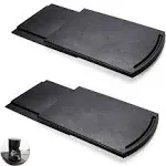 2 Pack Sliding Coffee Maker Tray, 12’’ Countertop Appliance Caddy Slider for Ble