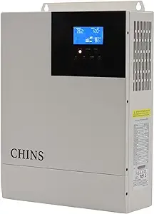 24V 3000W Inverter, Including Solar Controller, Pure Sine Maximum Off-Grid Smart Integrated Machine, Suitable for 24V Lead-Acid/Lithium Battery