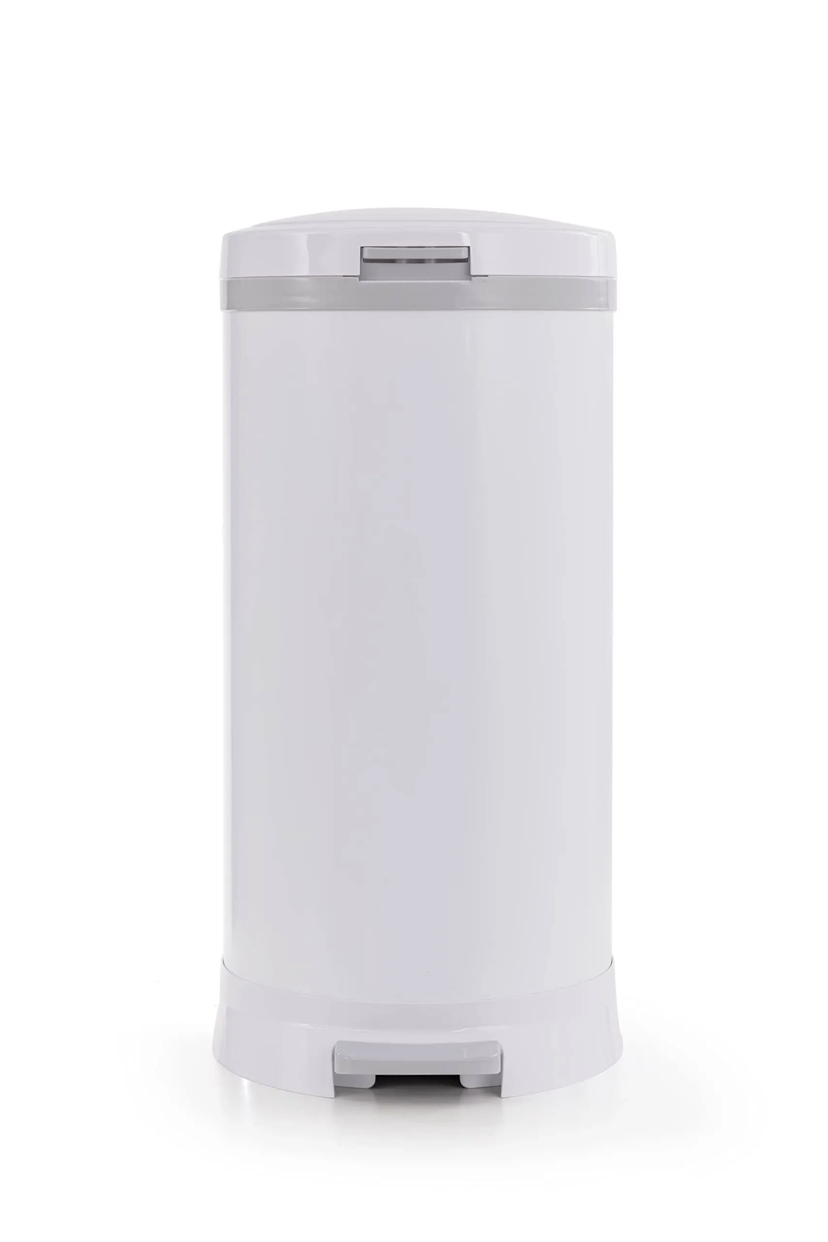 Bubula Steel Diaper Pail, 9 Gallons, White