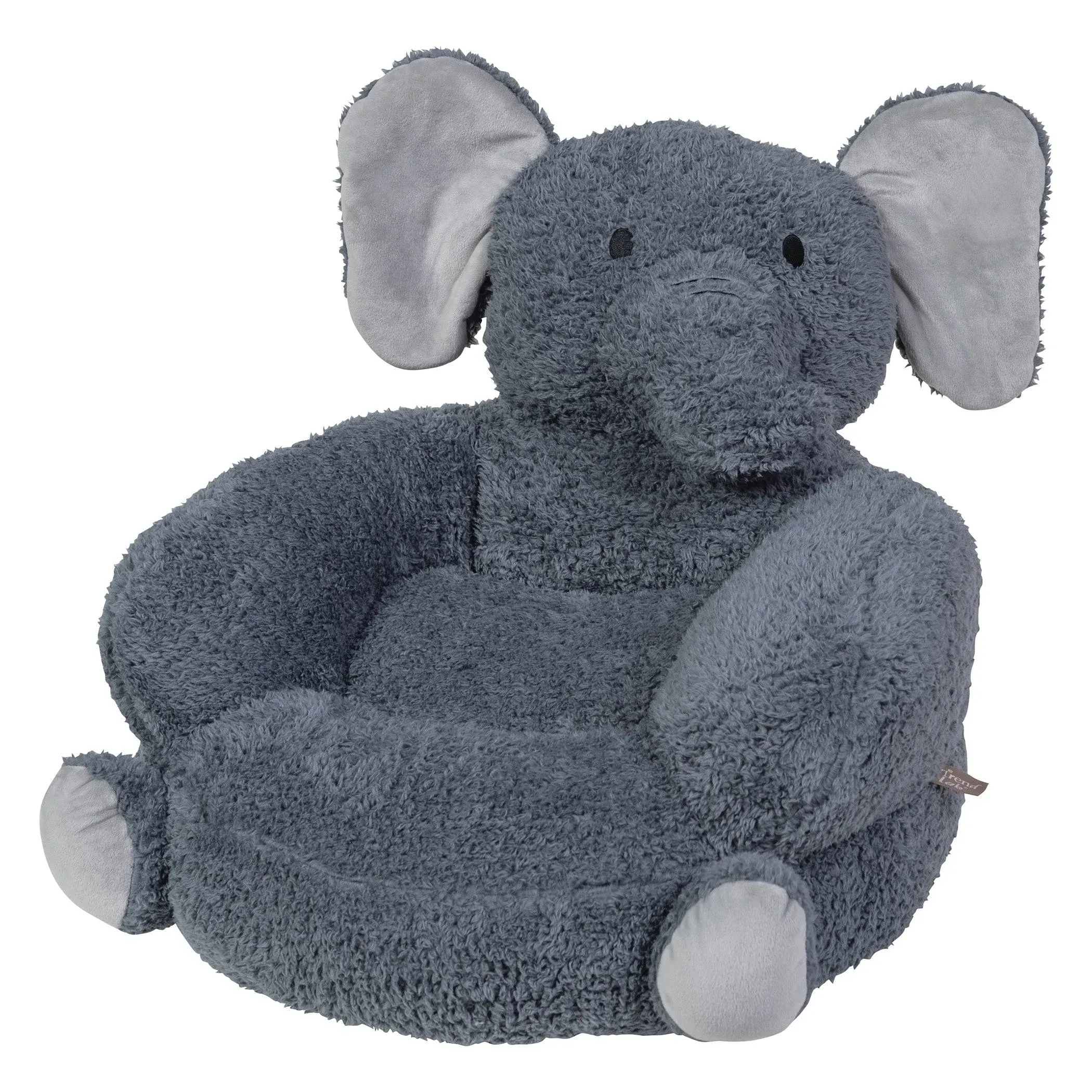 Trend Lab Elephant Toddler Plush Character Chair, Kids Furniture for Children, 1