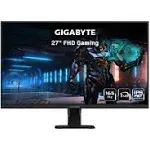 GIGABYTE - GS27F - 27" IPS Gaming Monitor - FHD 1920x1080 - 165Hz/OC 170Hz - 1ms MPRT - AMD FreeSync Premium - HDMI, DP - Black