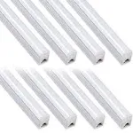 (Pack of 8) Kihung 2FT LED Under Cabinet, 10W 1100LM 6500K (Super Bright White)