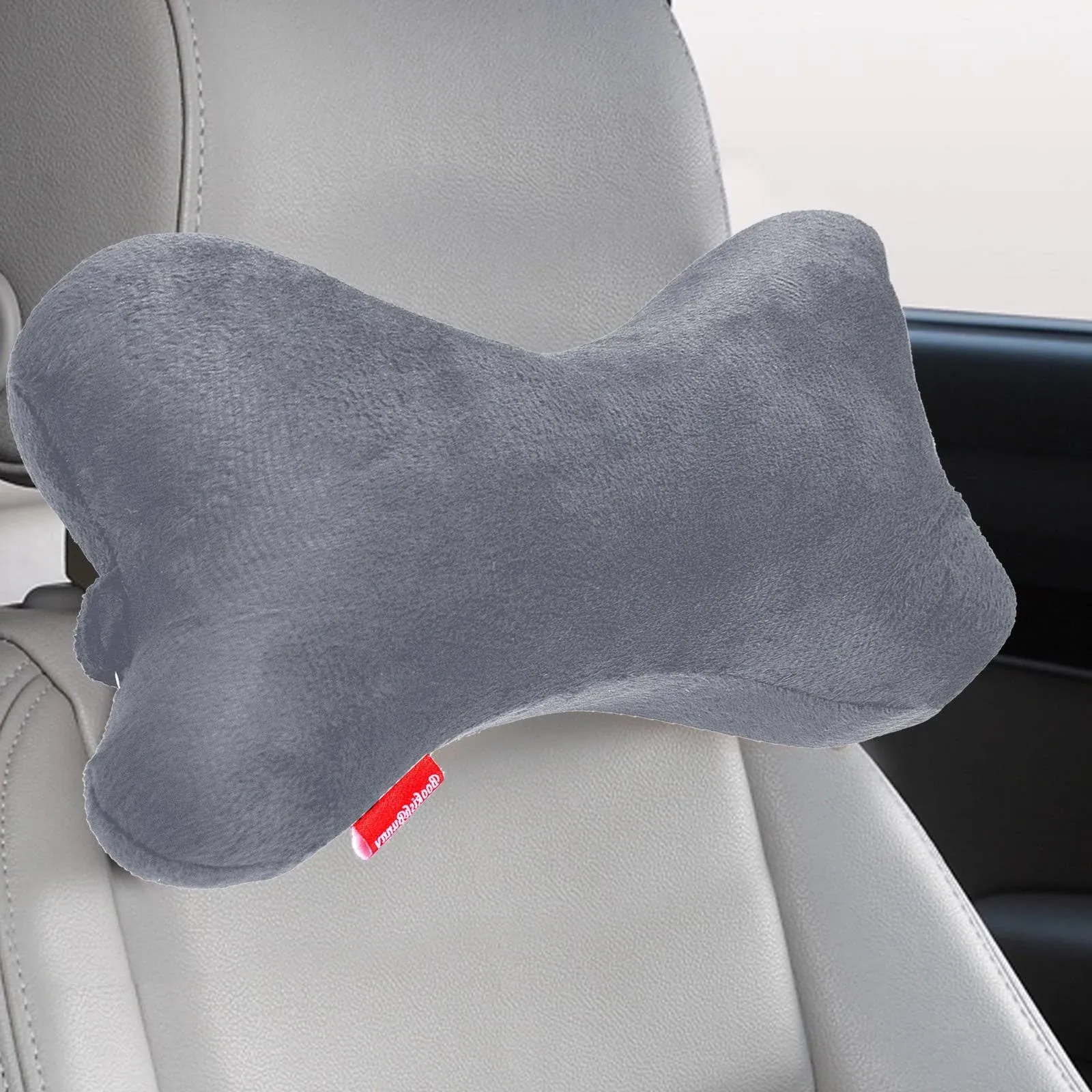 Bookishbunny Dog Bone Shaped Travel Neck Pillows Memory Foam Car Bus Truck Driving Comfort Head Rest Support