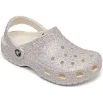 Crocs Girls' Kids' Classic Glitter Clogs in Mystic Glitter | Size 11