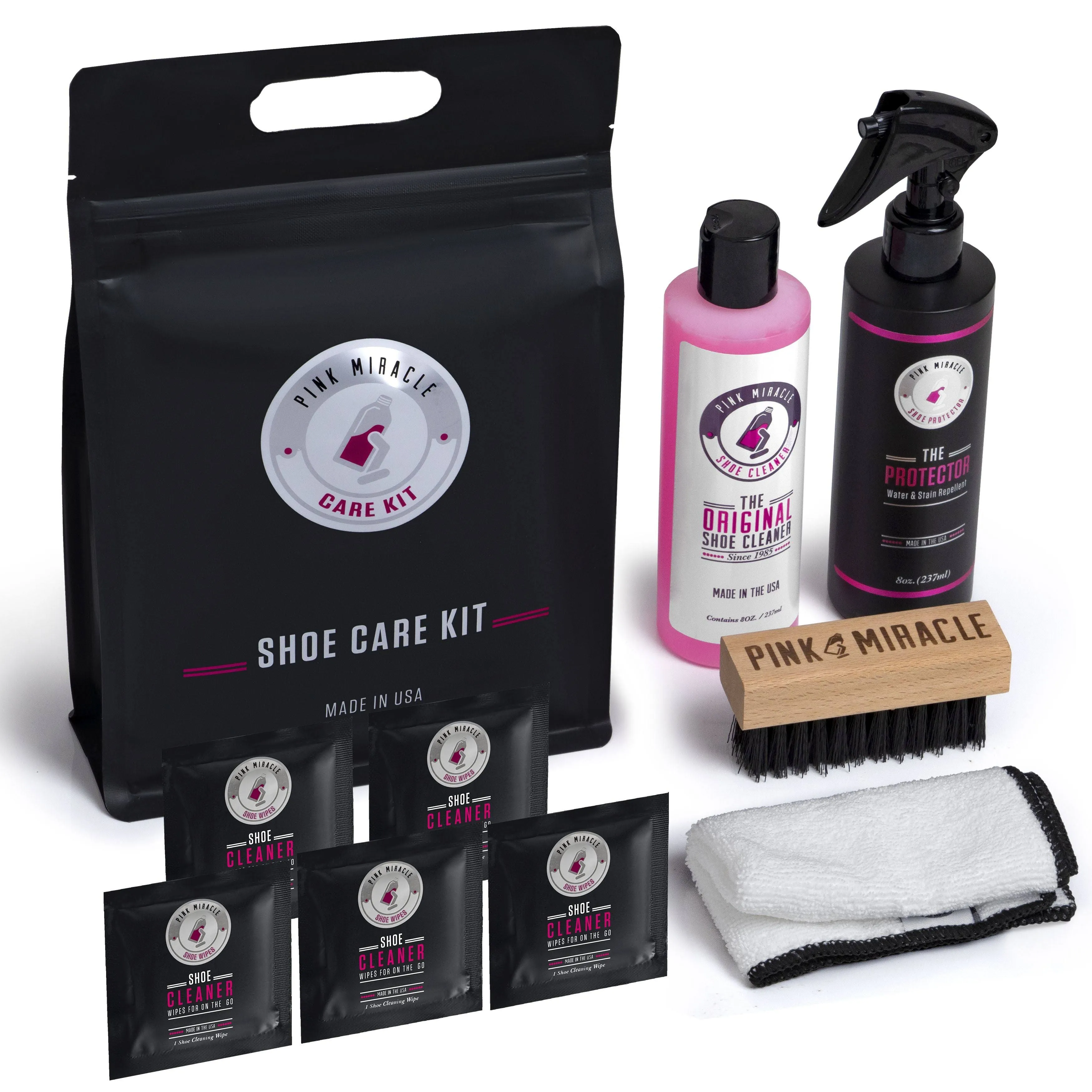 Pink Miracle Shoe Care Kit