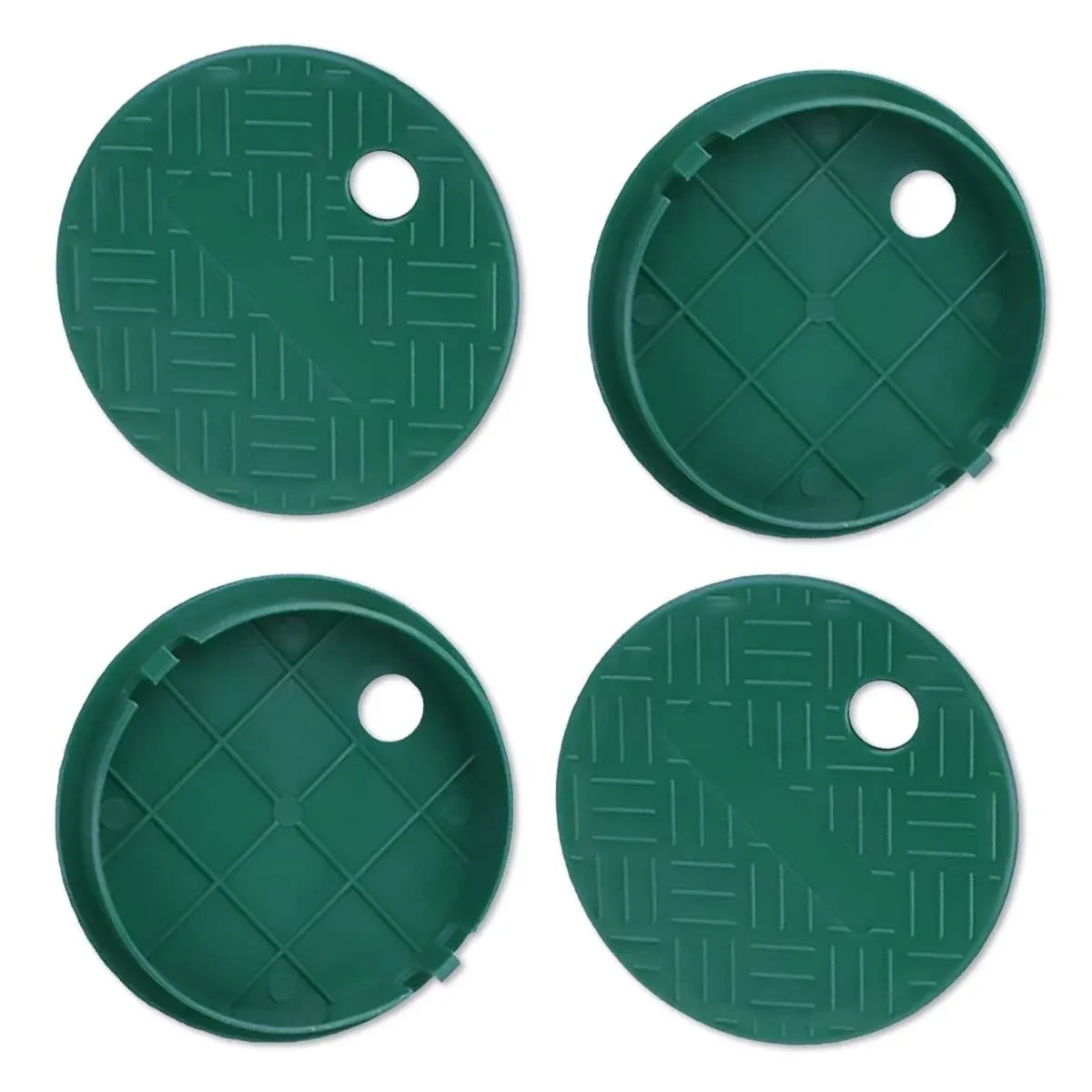 4 Pack ID 5.5&#034; OD 6&#034; Round Valve Box Cover Lid Replacement for Circular Sprin...