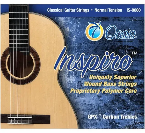 Oasis Inspiro NT Carbon Classical Guitar Strings, Full Set