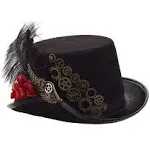 Red Rose Steampunk Hat