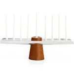 Classic Acacia Wood Menorah