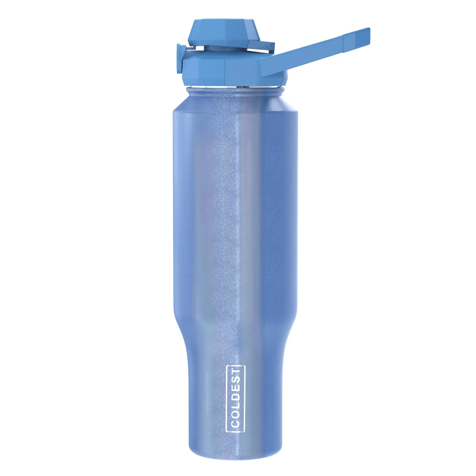 Coldest Shaker Bottle - Coldest 46oz / Galactic Blue Glitter