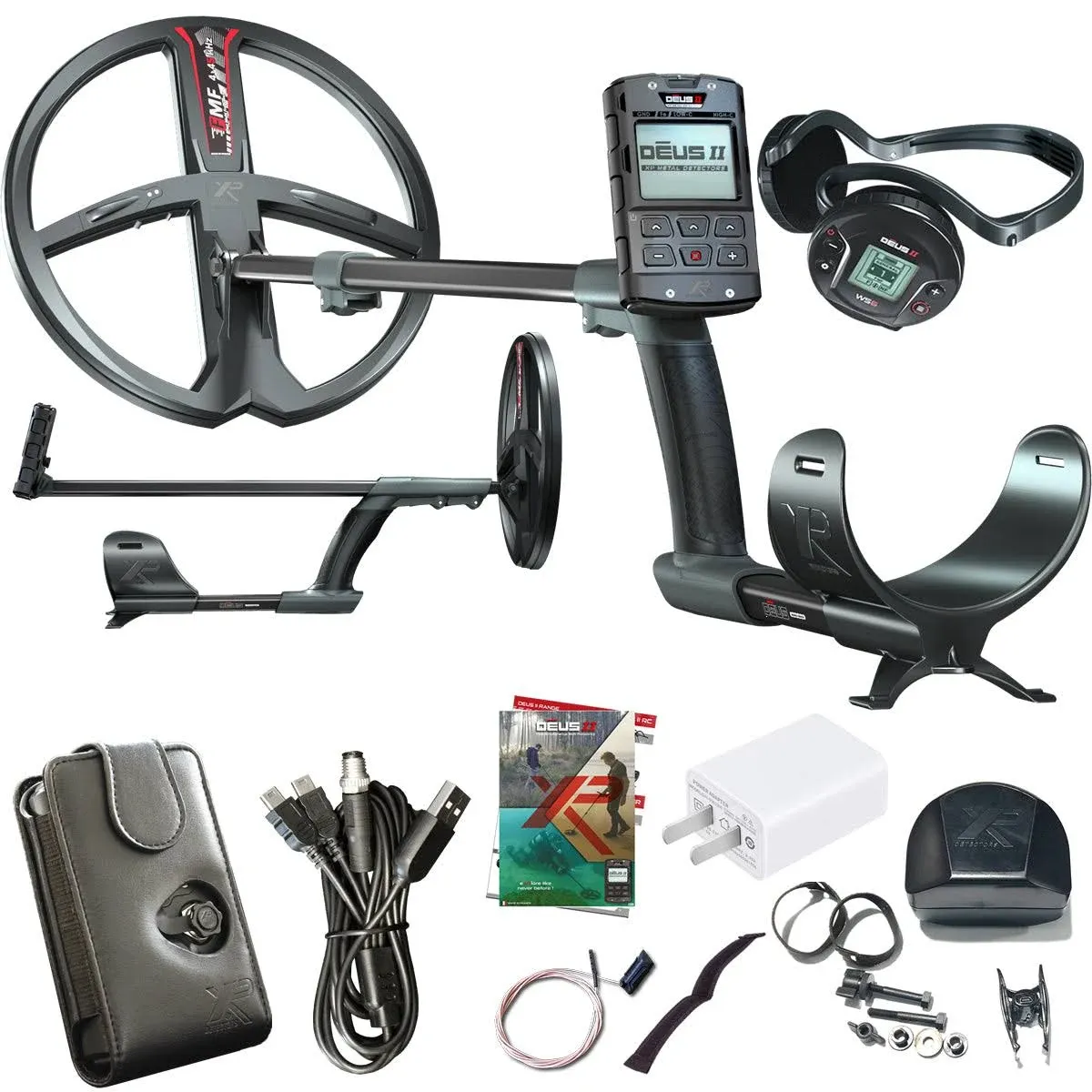 XP Deus II Metal Detector ~ w/ 11&#034; SMF Coil ~ RC &amp; WS6 Backphone ~ Auth. Dealer