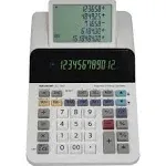 Sharp EL-1501 - Printing Calculator - LCD - 12 Digits - Battery