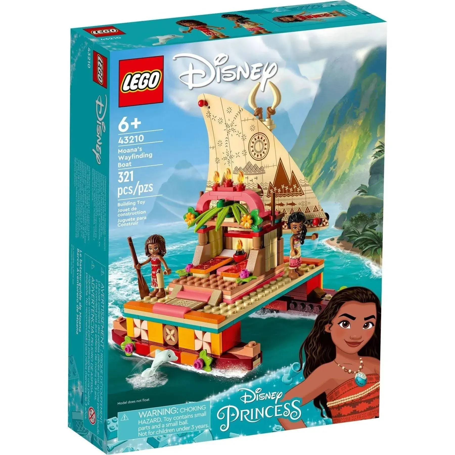 Lego Disney 43210 Moana's Wayfinding Boat