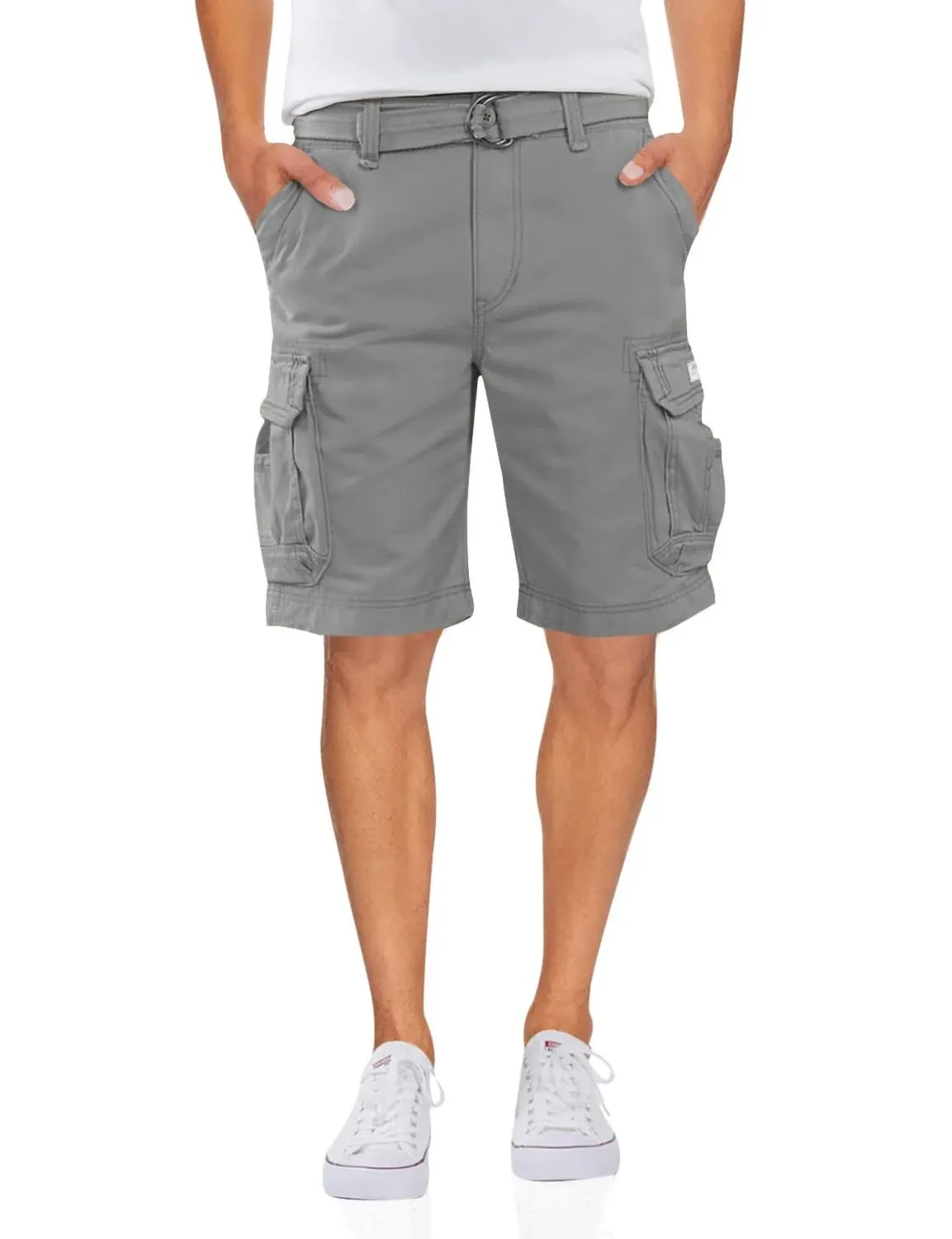 Men's Unionbay Belted Cargo Shorts