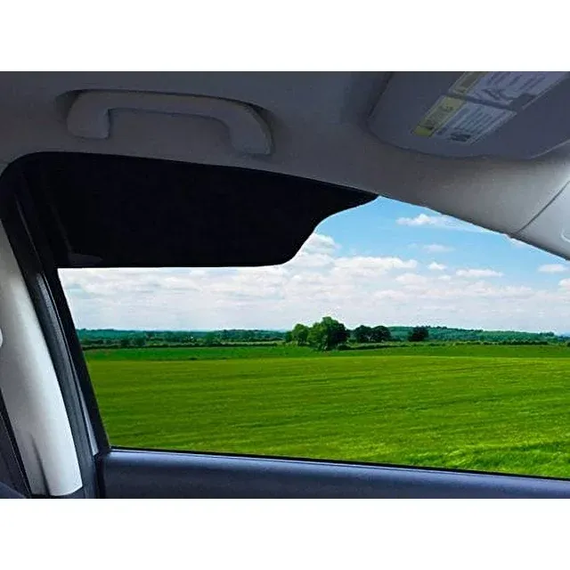 WANPOOL Car Visor Sunshade Extender, Window Shade, Anti-Glare Sun Blocker for Driver or Front Seat Passenger,1 Piece (Black)