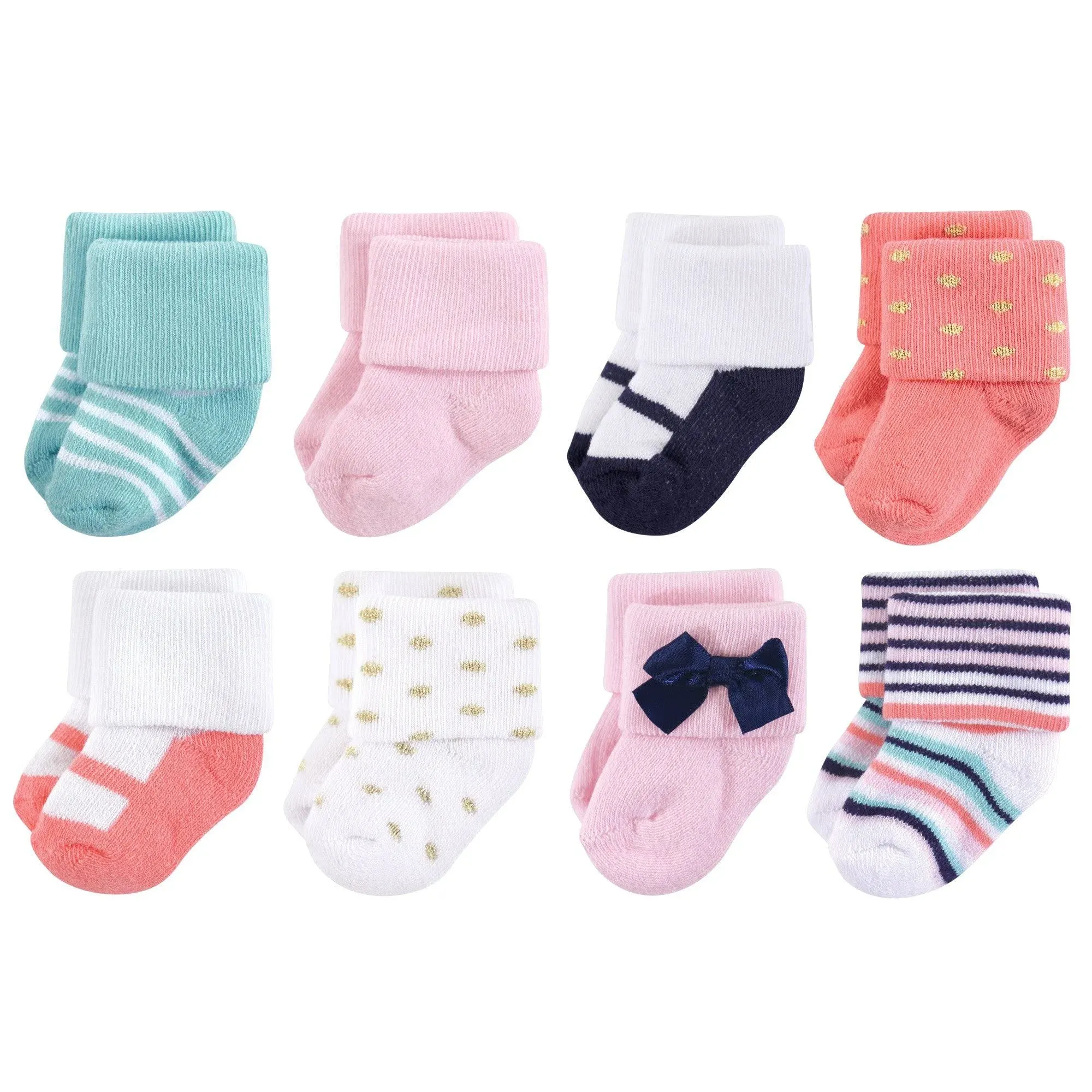 Little Treasure Baby Girl Newborn Socks