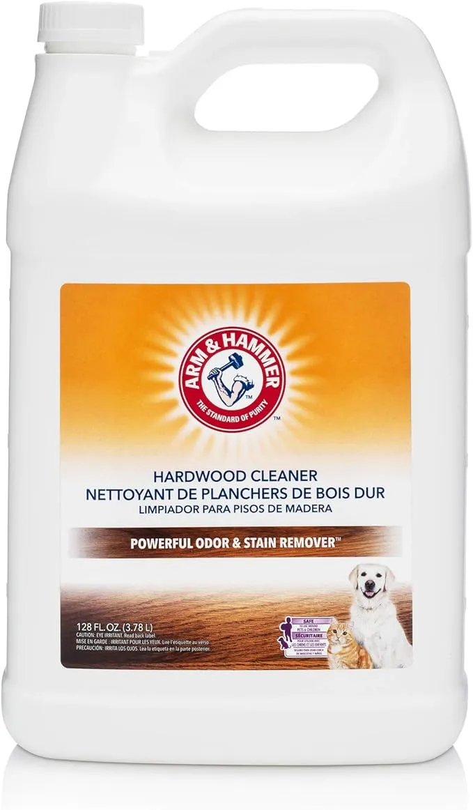 Arm &amp; Hammer PET Fresh Hardwood Cleaner with odor and stain remover, 32oz Bottle