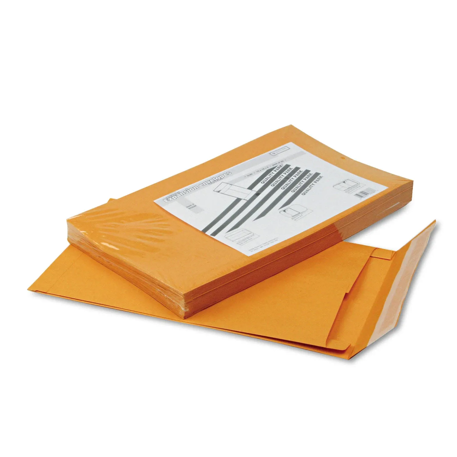 Quality Park Large Format/Catalog Envelopes, Redi-Strip, Kraft, 10 x 15, 25 per Box, (QUA93338),Light Brown