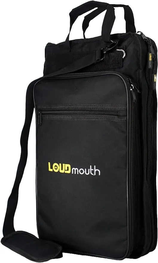 Loudmouth Professional Drumstick Mallet Bag, Large Capacity | Wide Percussion ...