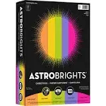 Astrobrights Color Cardstock 8.5 x 11 Cosmic Orange 250/Pack