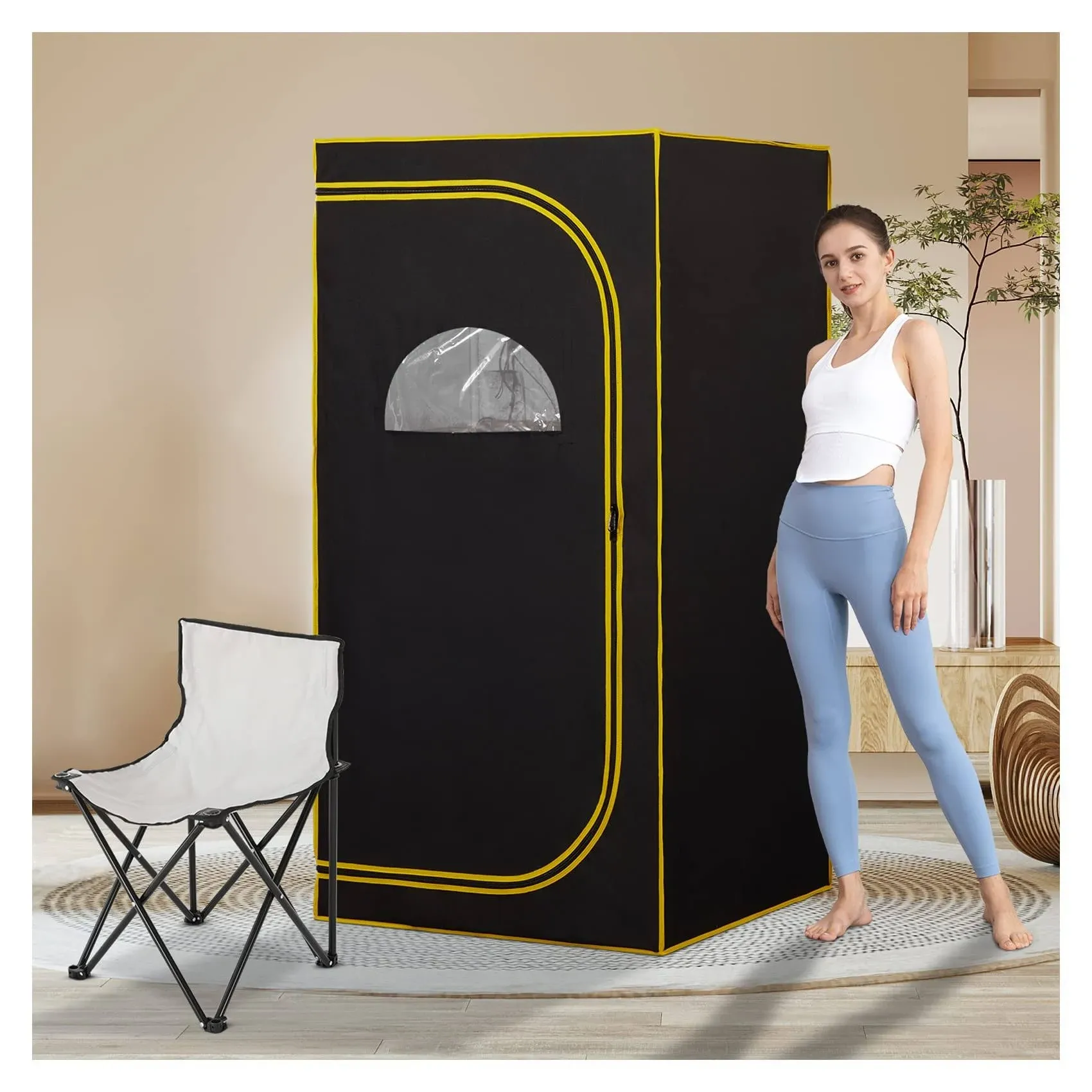 Portable Infrared Sauna for Home, Full Size Personal Sauna Spa for Relaxation...