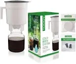 Toddy Cold Brew Coffee Maker System with Extra Filters and Silicone Stoppers Bundle