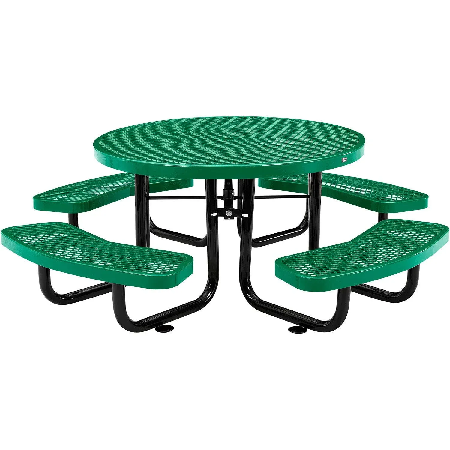 Global Industrial 46" Round Picnic Table 277150