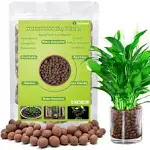 Halatool 4 lbs Organic Clay Pebbles, 4mm -16mm 100% Natural Expanded Clay Pebbles for Hydroponic Gardening, Orchids, Drainage, D