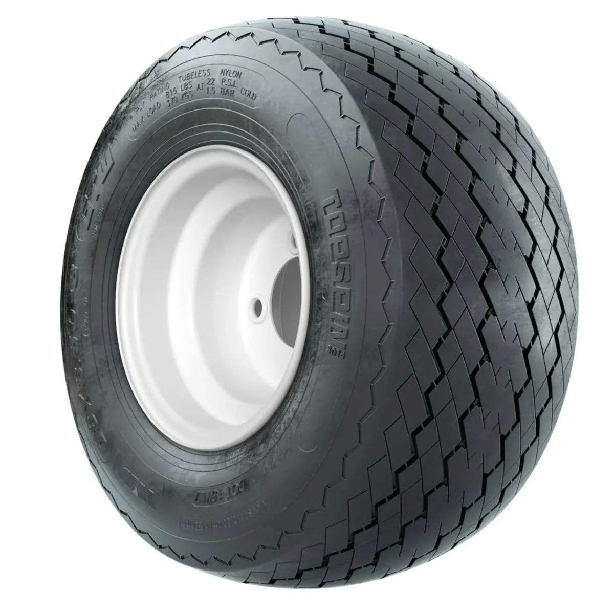 GTW 8 Inch Golf Cart Wheel and Tire Combo