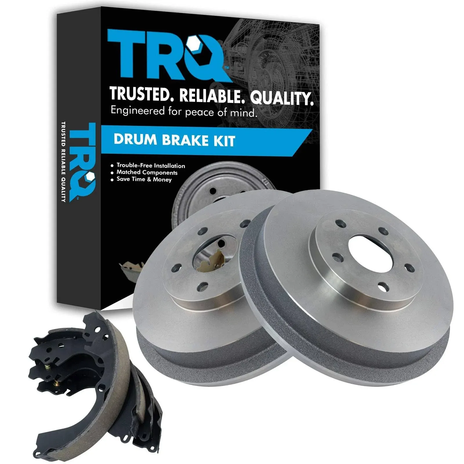 For Subaru Impreza 1997-2003 TRQ BKA10479 Rear Drum Brake Kit