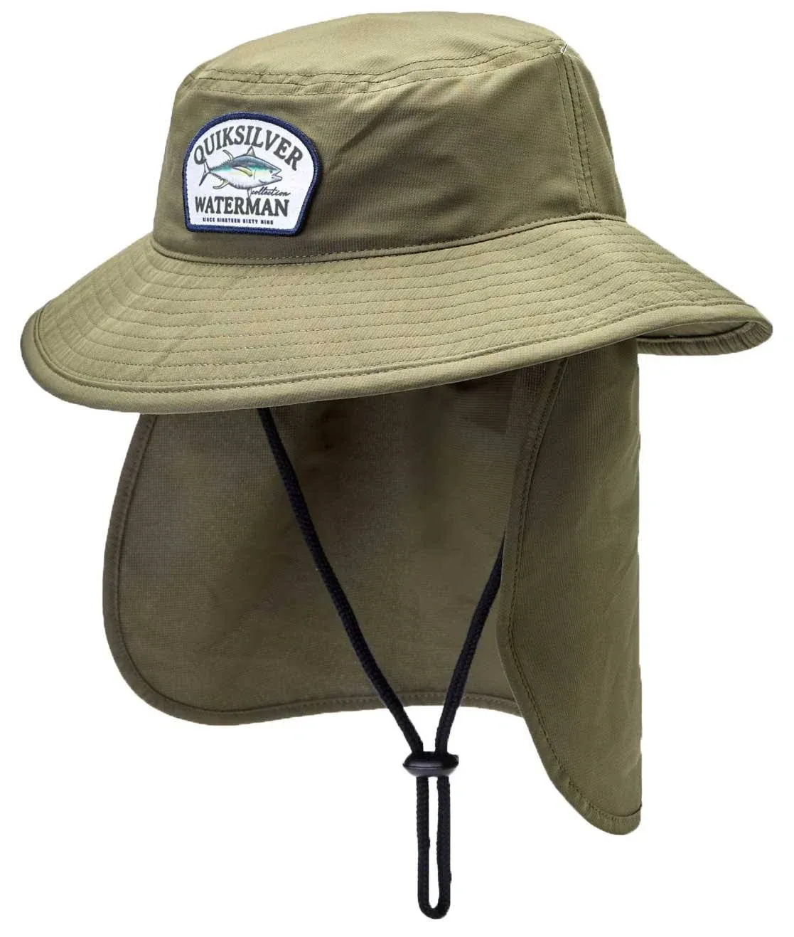 Quiksilver Waterman Back Scratcher Bucket Hat - Thyme - S/M