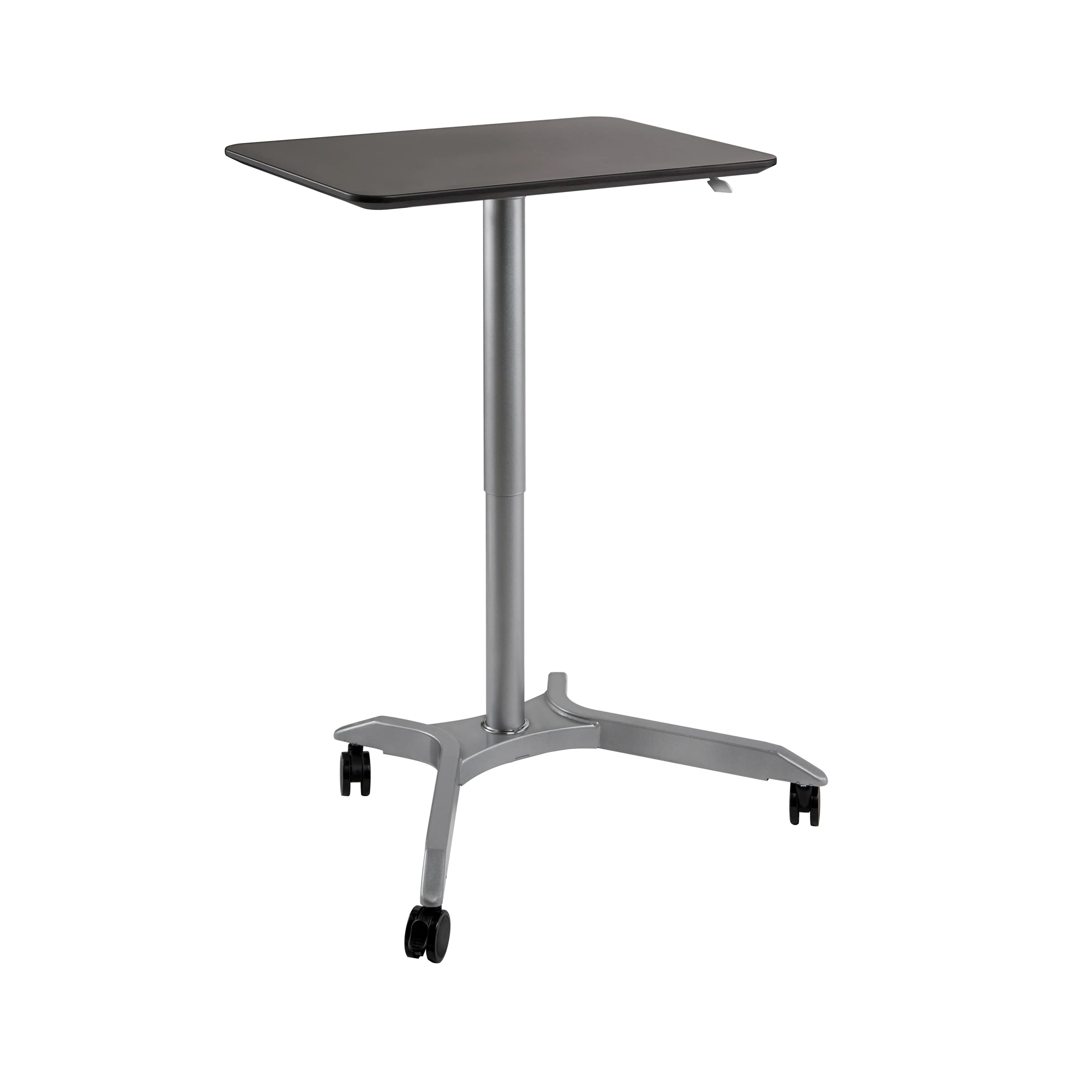 airLIFT® XL Pneumatic Sit-Stand Mobile Desk Cart, Espresso