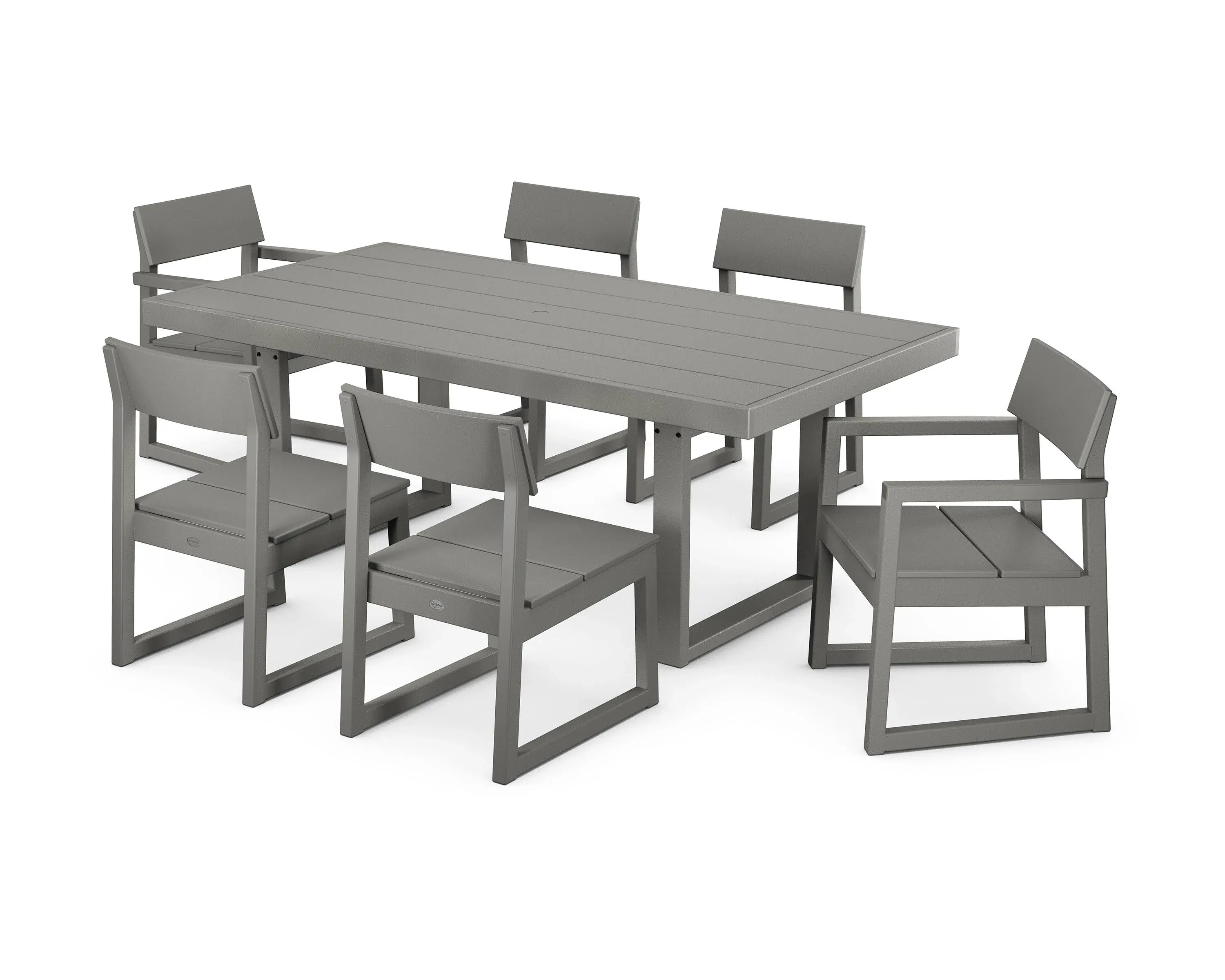 POLYWOOD Edge 7-Piece Dining Set