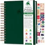 Clever Fox Budget Planner & Monthly Bill Organizer with Pockets. Expense Tracker Notebook, Budgeting Journal and Financial Plann
