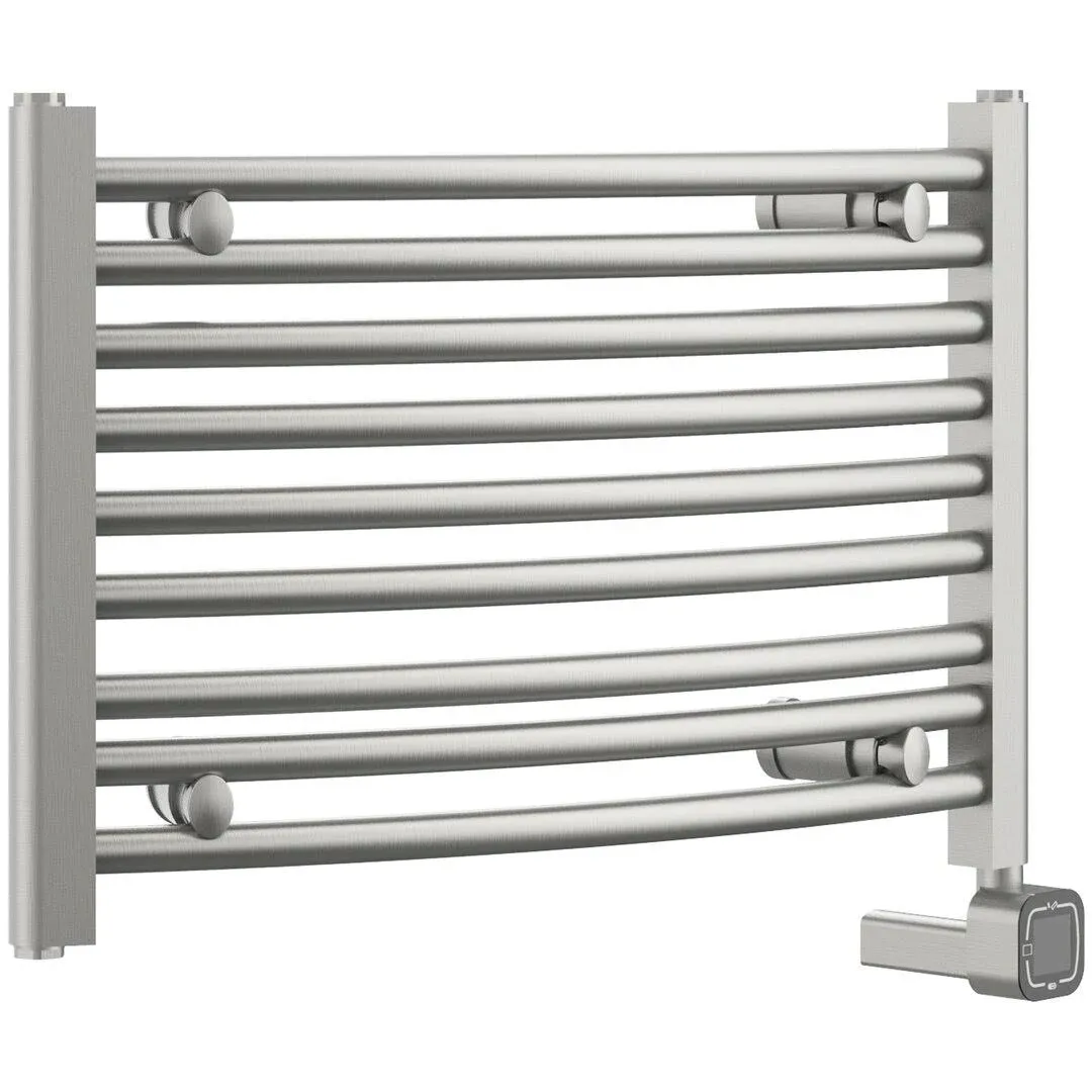 HEATGENE HG-R0246S Wall Mount Electric Towel Warmer Finish: Brushed Nickel