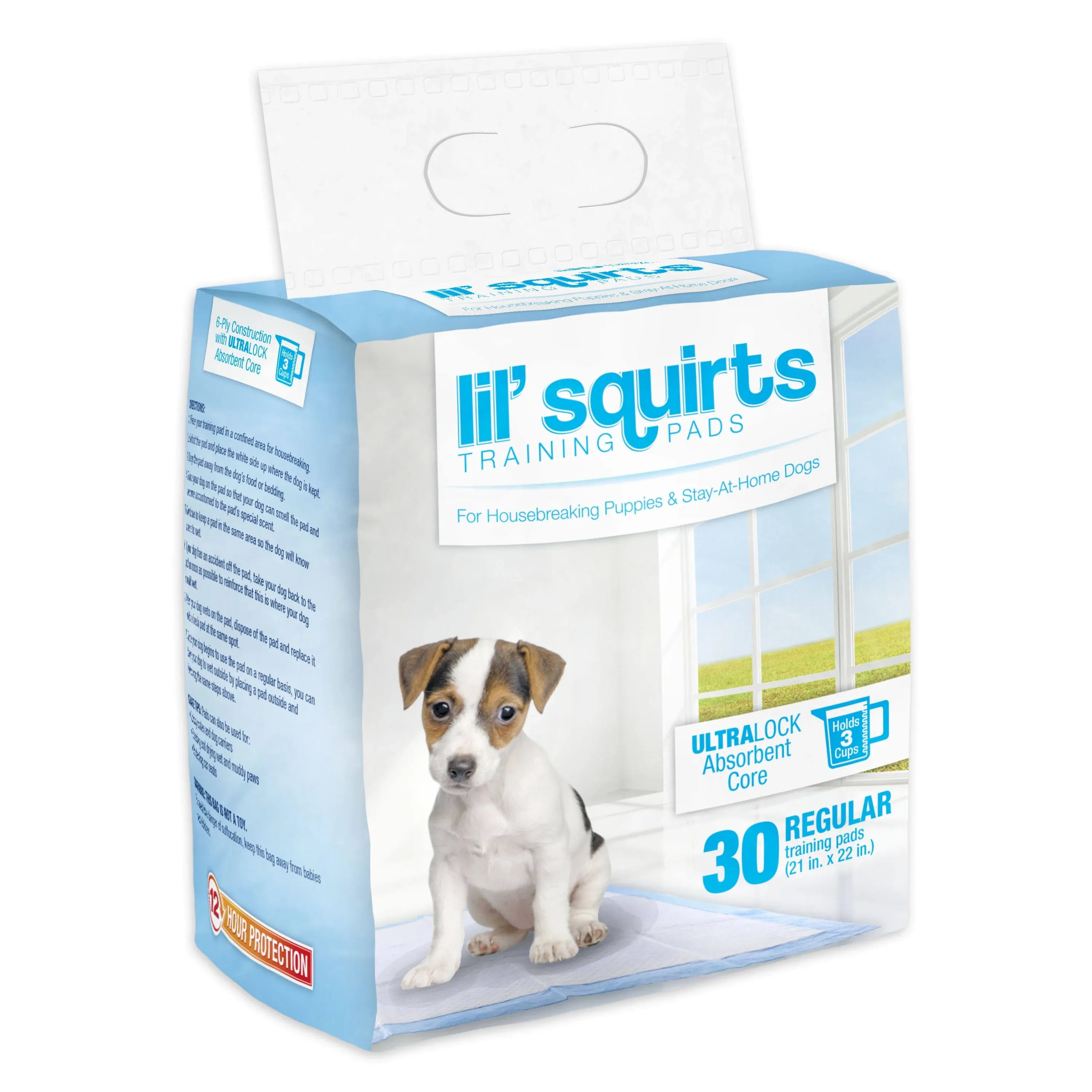 Ruffin' It Lil' Squirt Training Pads, 30 Pack