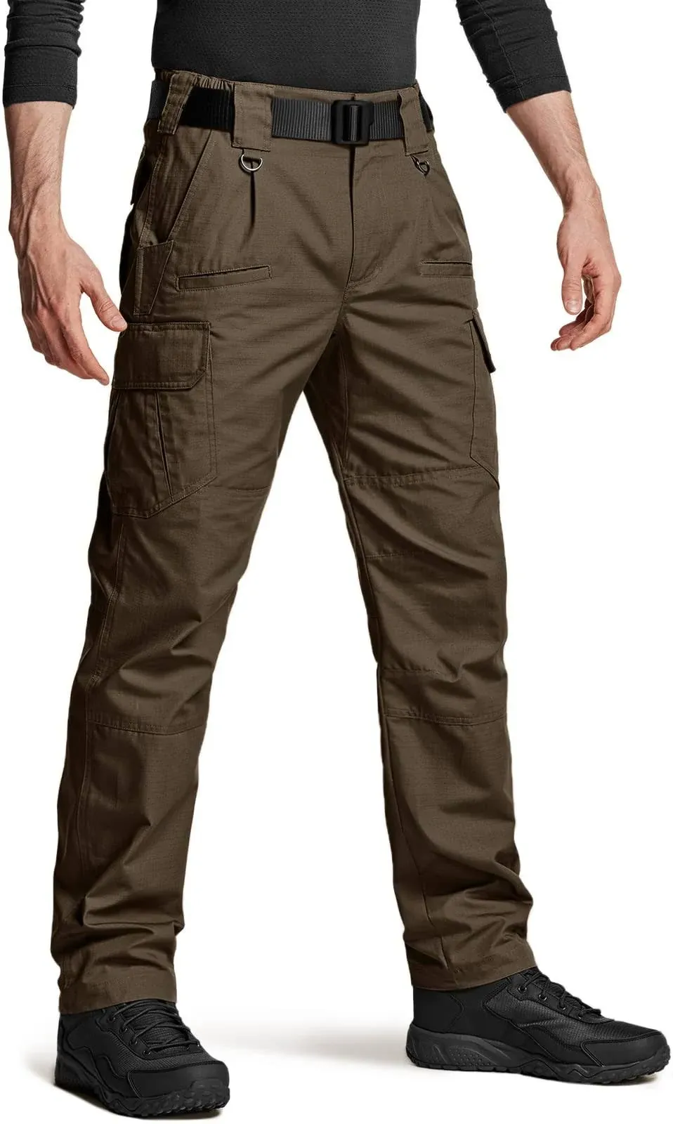 CQR Men's Lightweight Water Resistant Ripstop Tactical Pants